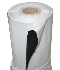Plastico reflectante blanco y negro 1x2m (600 galgas)