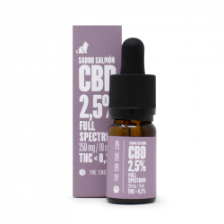 Aceite de CBD para gatos 2.5% – 10 ml sabor Salmón