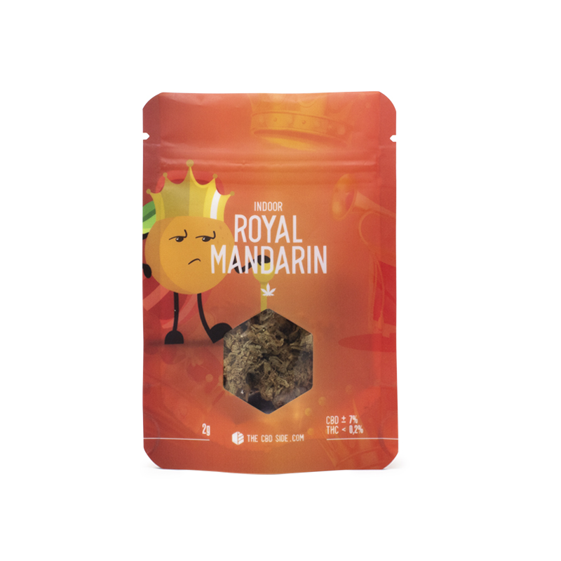 Flor de CBD Royal Mandarin 2gr – Cogollos Indoor. Flor de CBD Royal Mandarin 2gr – Cogollos Indoor.