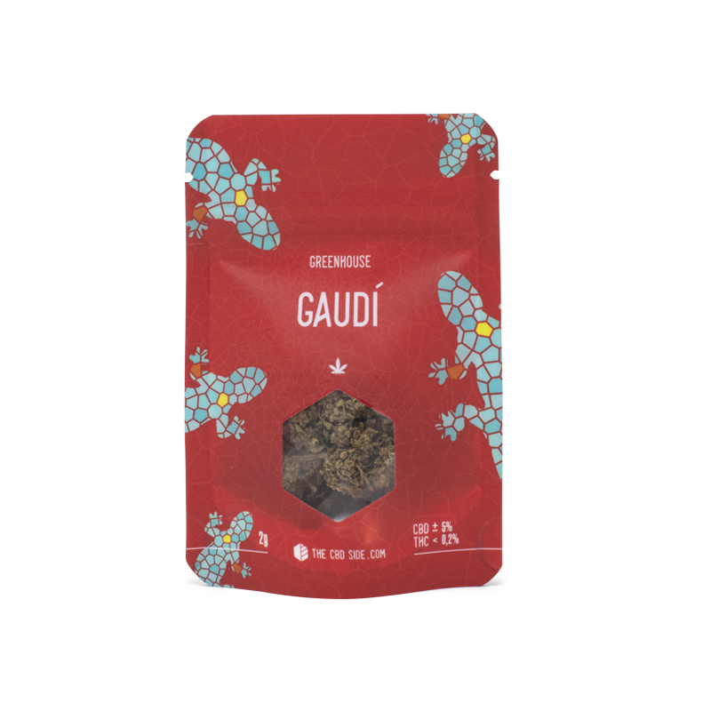 Flor de CBD Gaudi 2gr. Cogollos Greenhous Flor de CBD Gaudi 2gr. Cogollos Greenhous