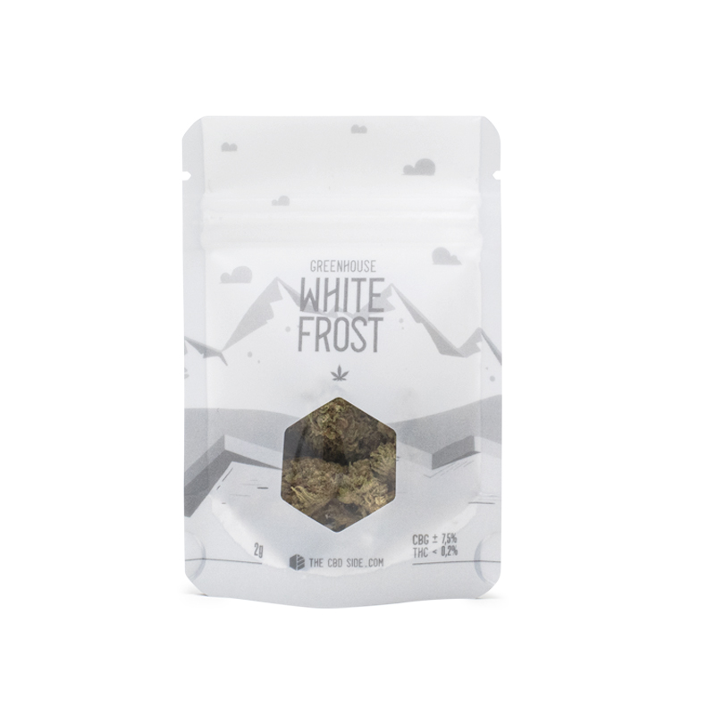 Flor de CBG White Frost 2gr. Cogollos Greenhouse Flor de CBG White Frost 2gr. Cogollos Greenhouse