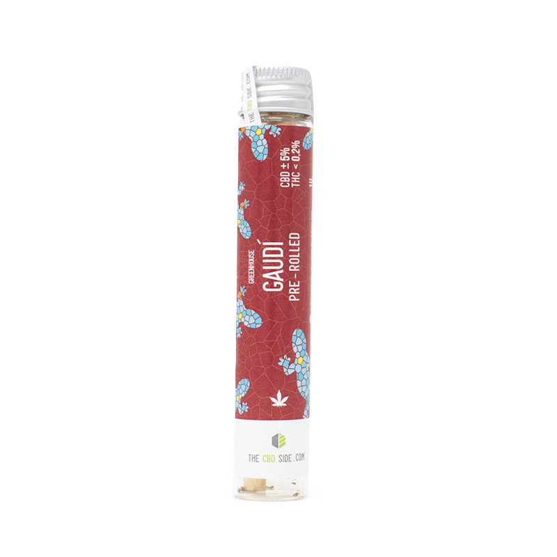 Pre-roll de CBD Gaudi – Cogollos Greenhouse Pre-roll de CBD Gaudi – Cogollos Greenhouse