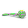PIPA DE SILICONA SHERLOCK'S HONEY CON PLATO DE VIDRIO Y DABBER DE ACERO INOXIDABLE